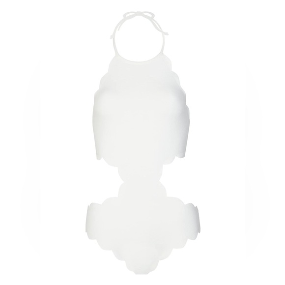 MARYSIA SWIM MOTT CUTOUT MAILLOT IN COCONUT MEDIUM NWT BRAND NEW WHITE - Picture 4 of 5